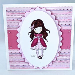 General Card - Little Girl - Pink